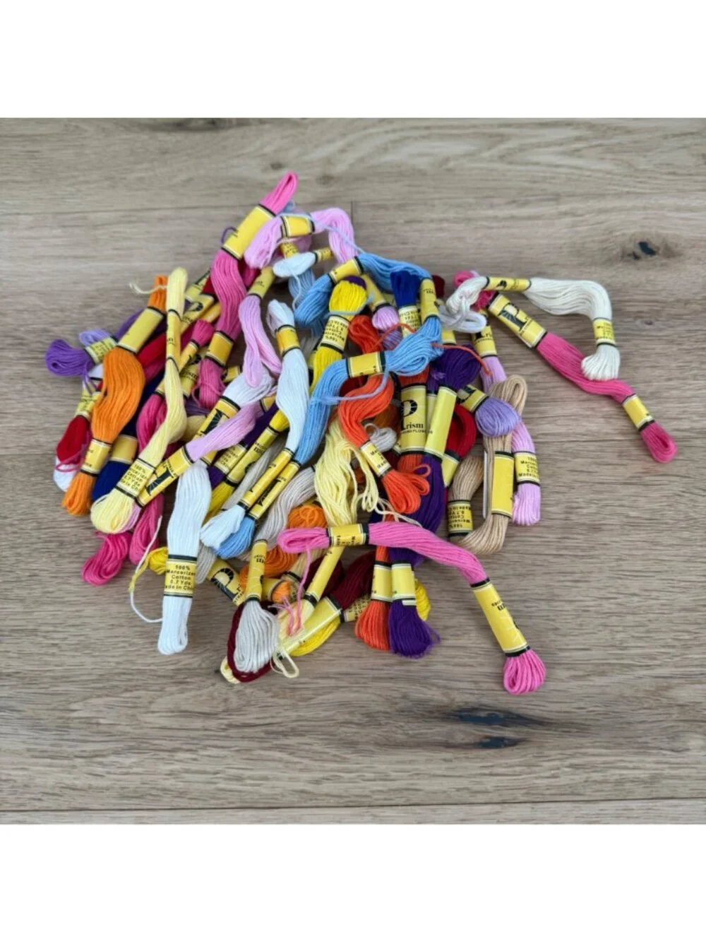 Prism Strand VTG Embroidery Thread Floss Lot of 43+ Varied Colors Crafting NEW